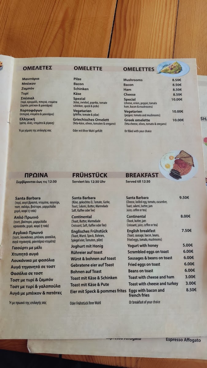 Menu Santa Barbara Kostas Lakis Restaurant Cafe Bar-5