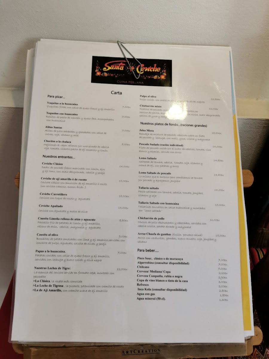 Menu Santa Ceviche-8