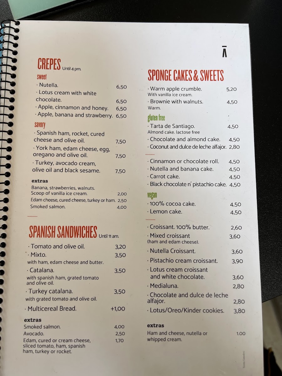 Menu Santa Coffee Camas-10