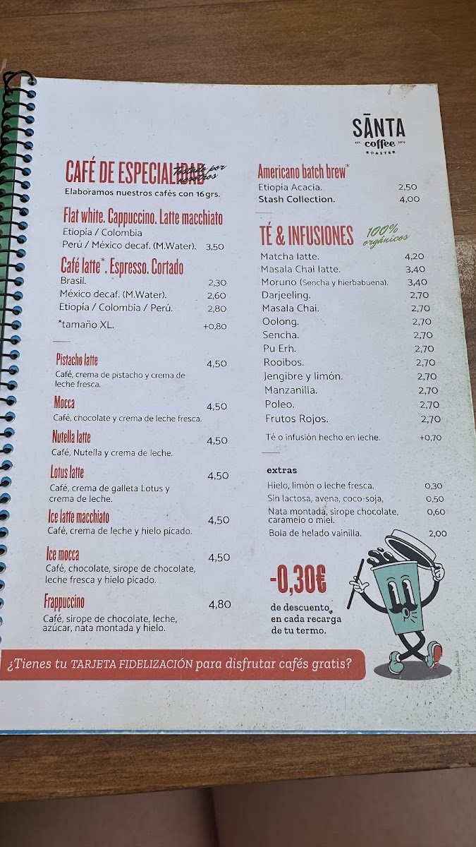 Menu Santa Coffee Camas-7
