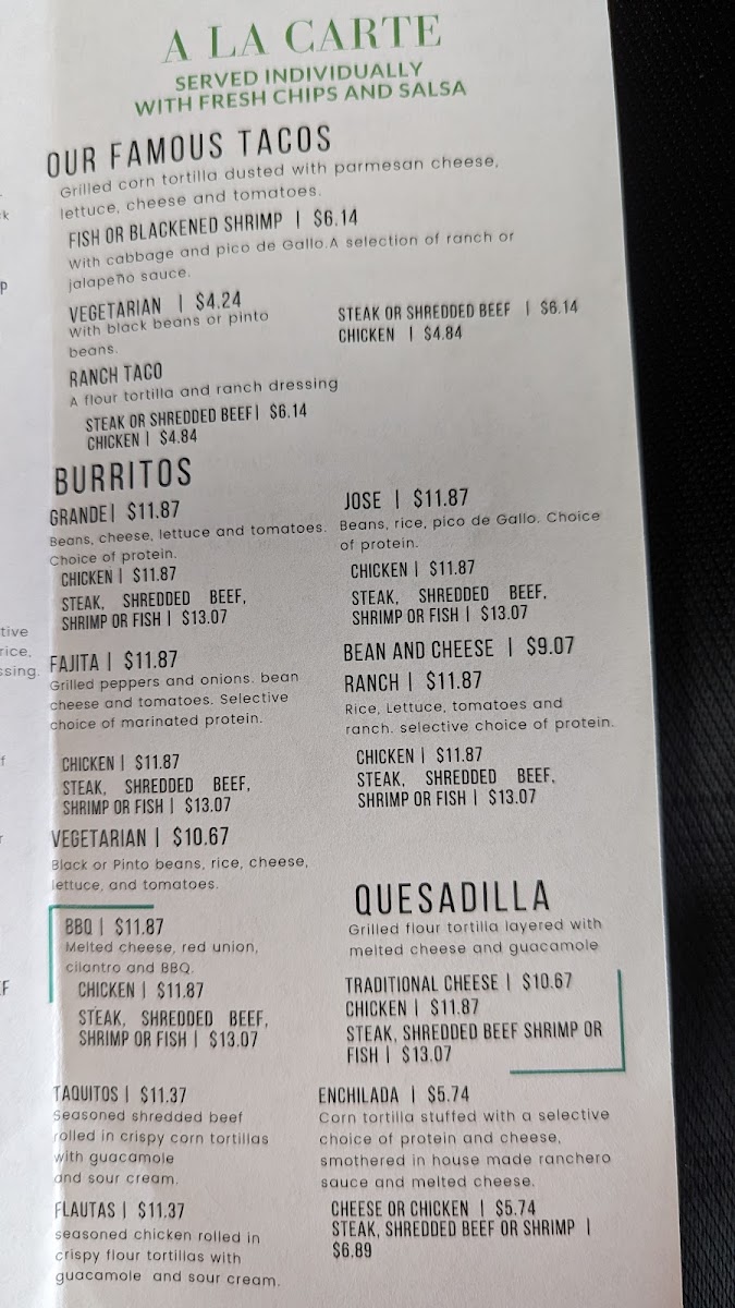 Menu Santa Fe Cafe Restaurant-4