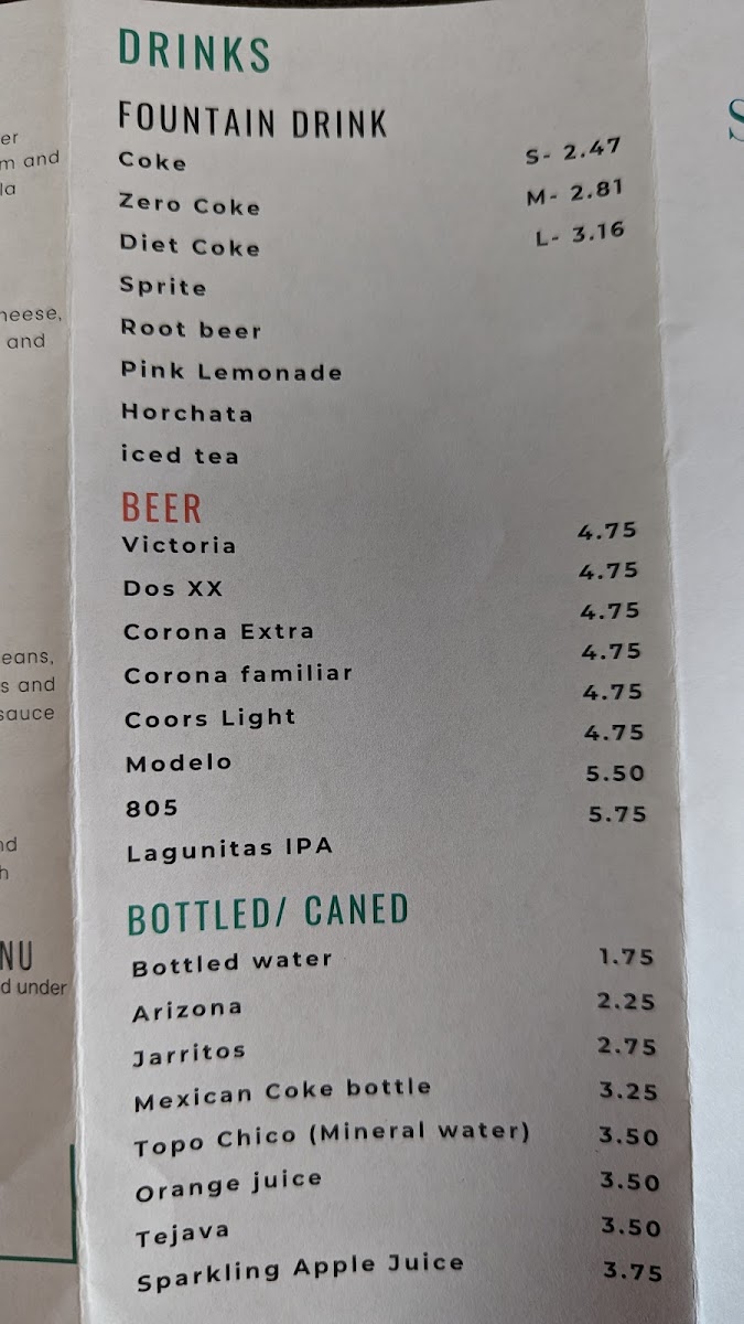 Menu Santa Fe Cafe Restaurant-5