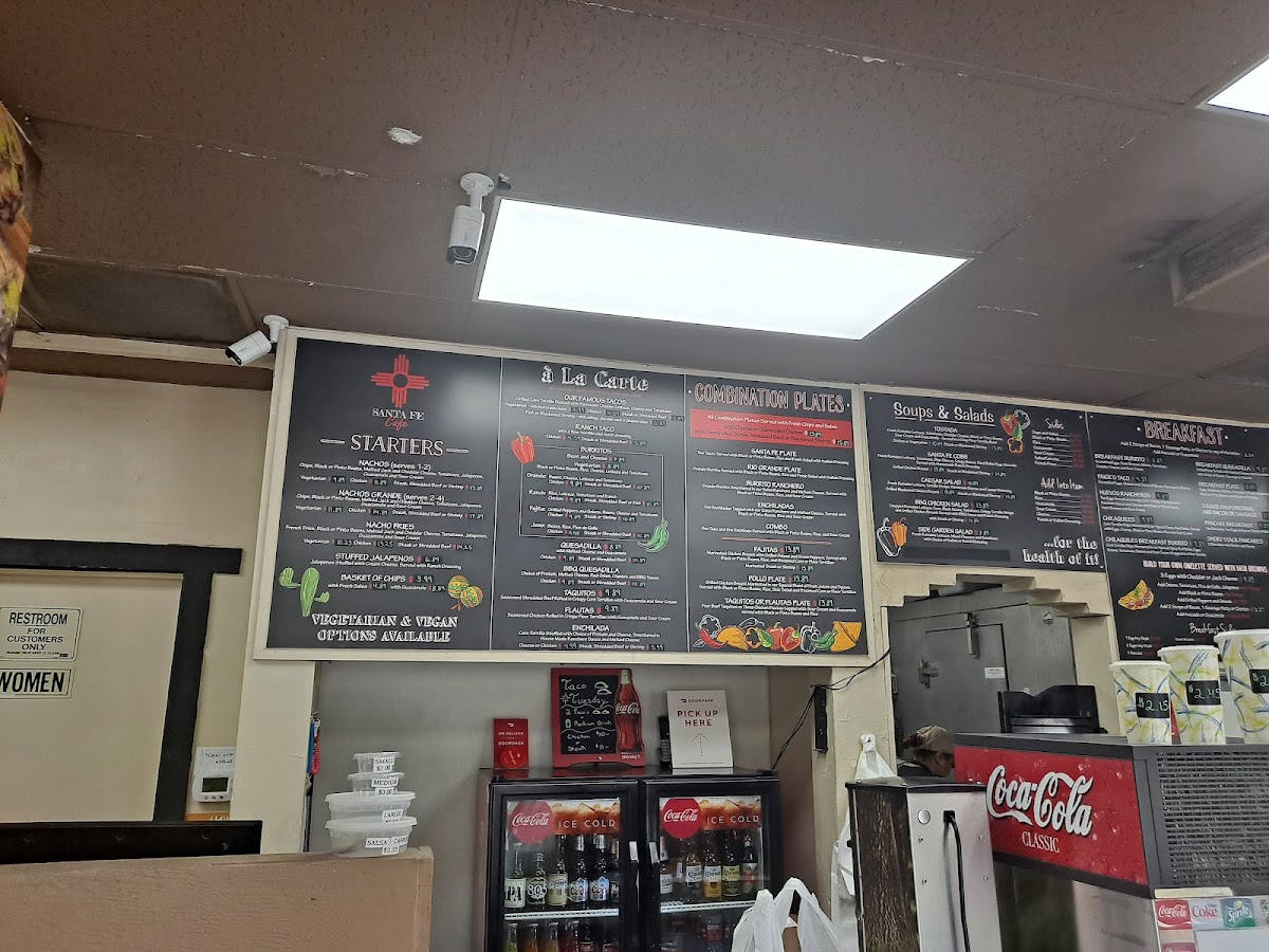 Menu Santa Fe Cafe Restaurant-7
