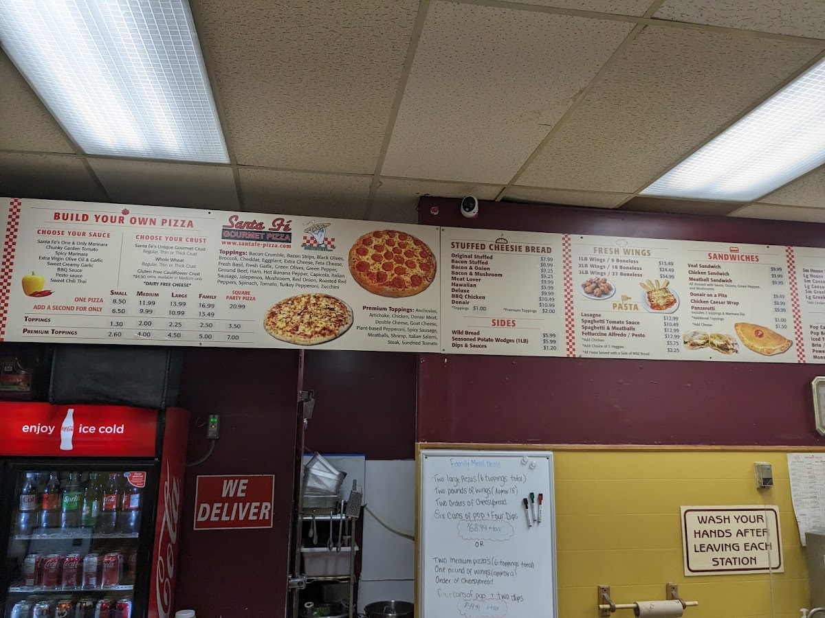 Menu Santa Fe Pizza-1