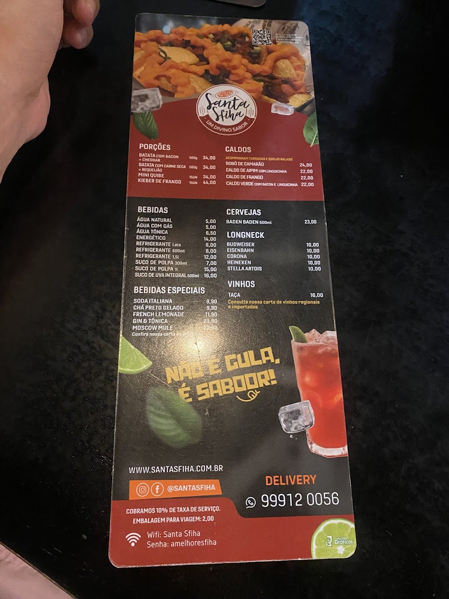 Menu Santa Sfiha-2