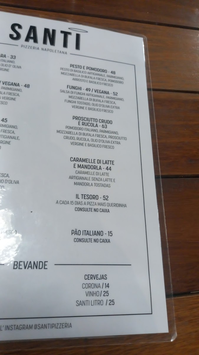 Menu Santi Pizzeria Napoletana-2