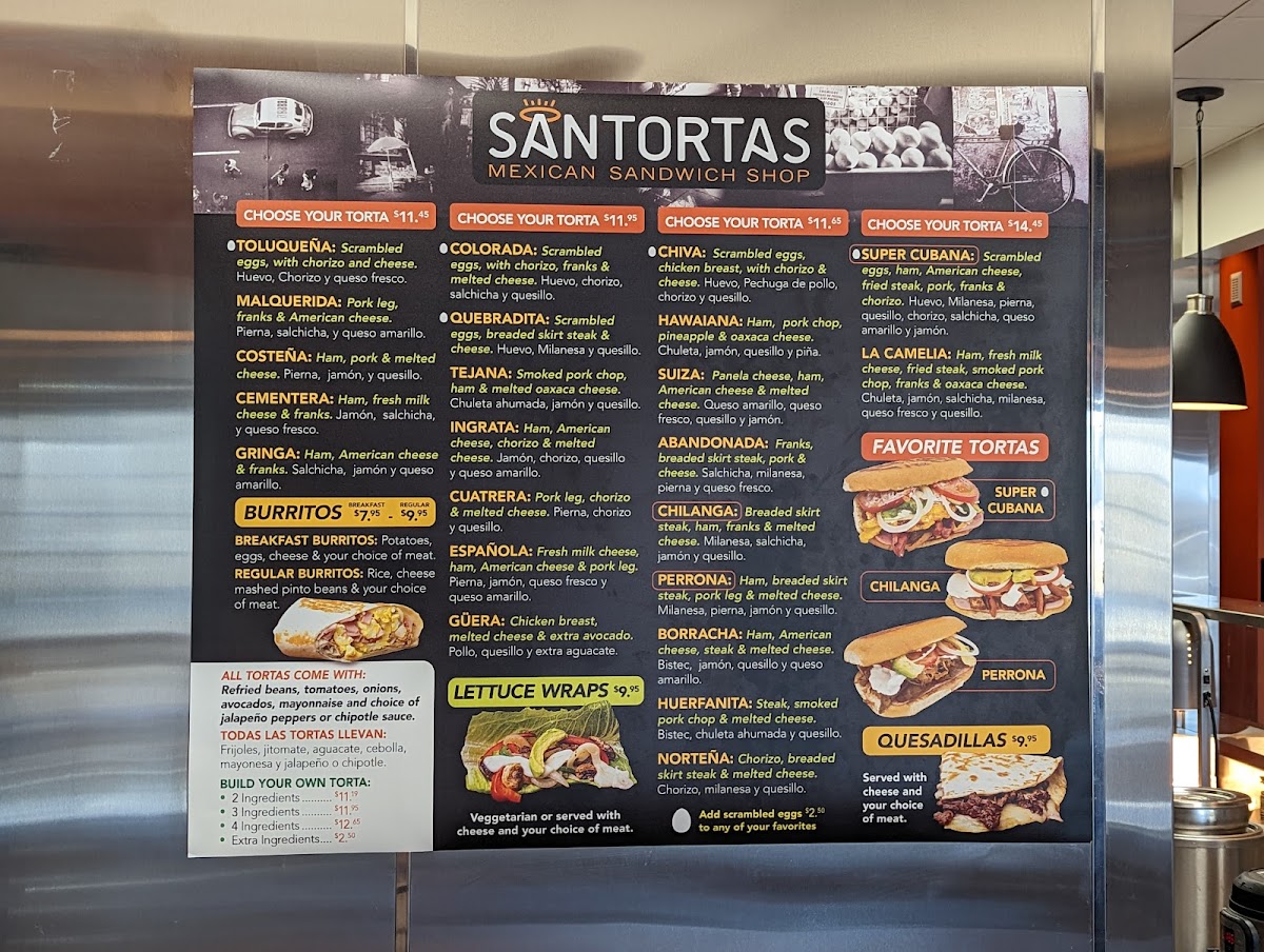 Menu Santortas Mexican Sandwiches-2