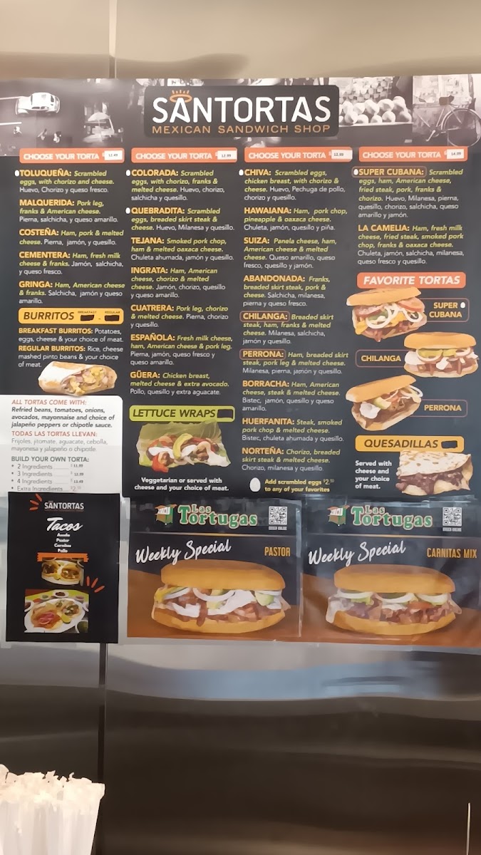 Menu Santortas Mexican Sandwiches-4