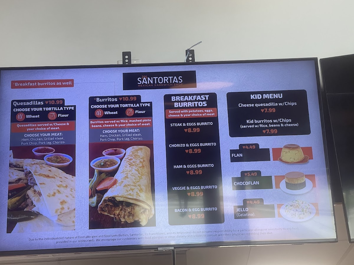 Menu Santortas Mexican Sandwiches-5