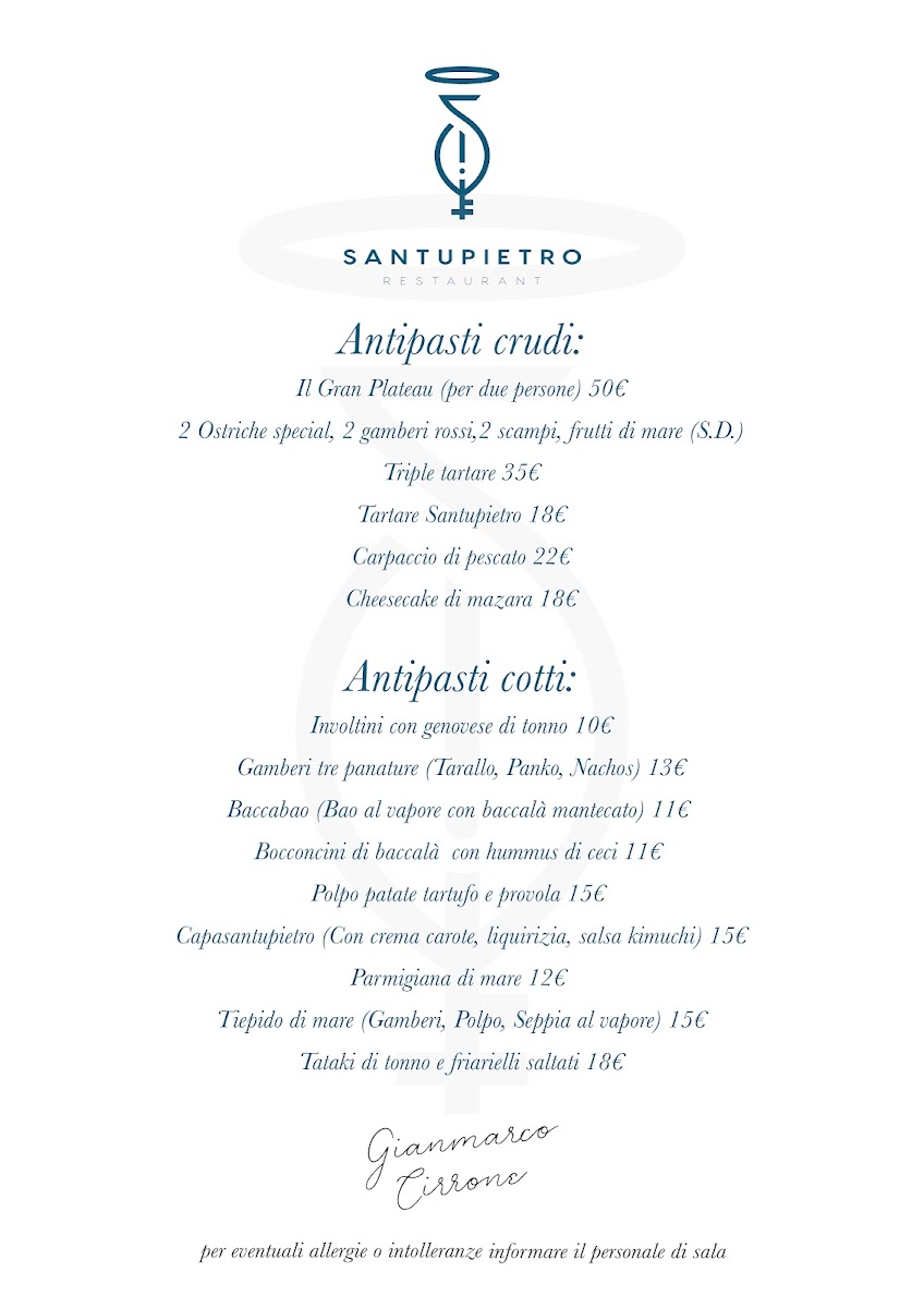 Menu Santupietro Restaurant-5