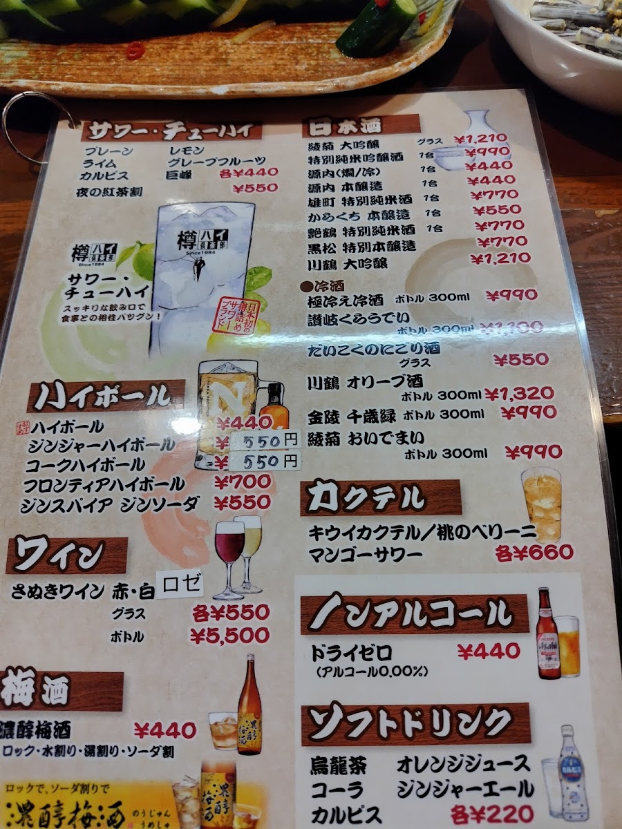 Menu Sanuki Food Wine Workshop Furusato-8