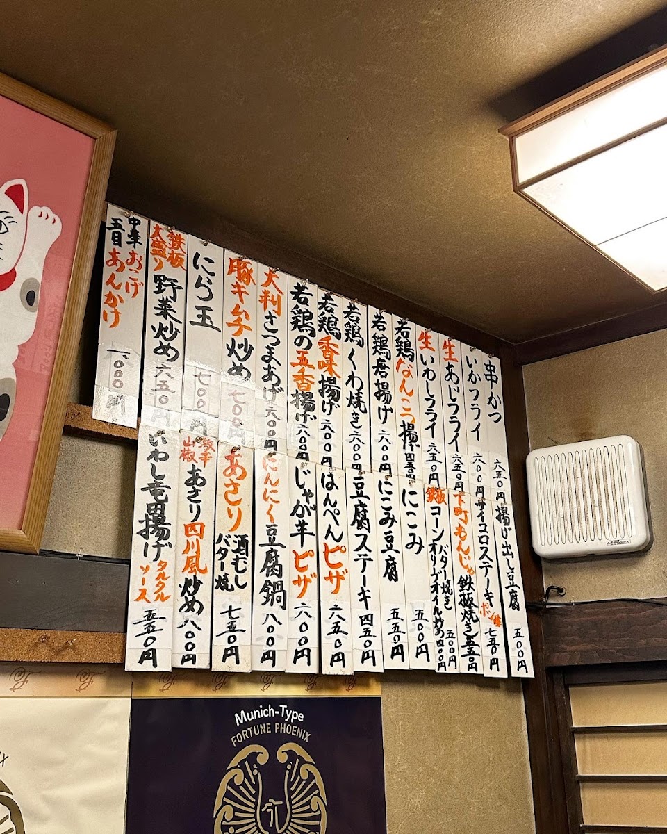 Menu Sanyu Sakaba Yahiro Shop-2