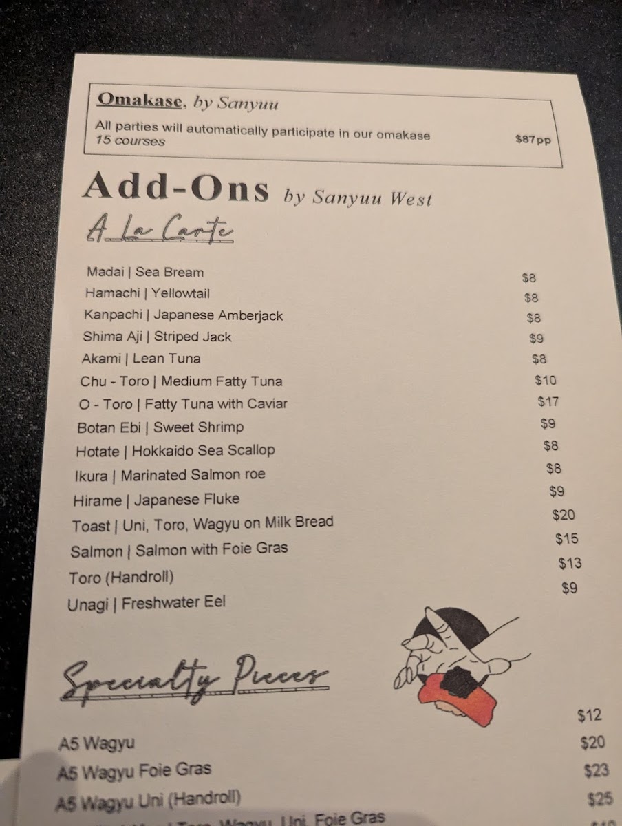 Menu Sanyuu West-4
