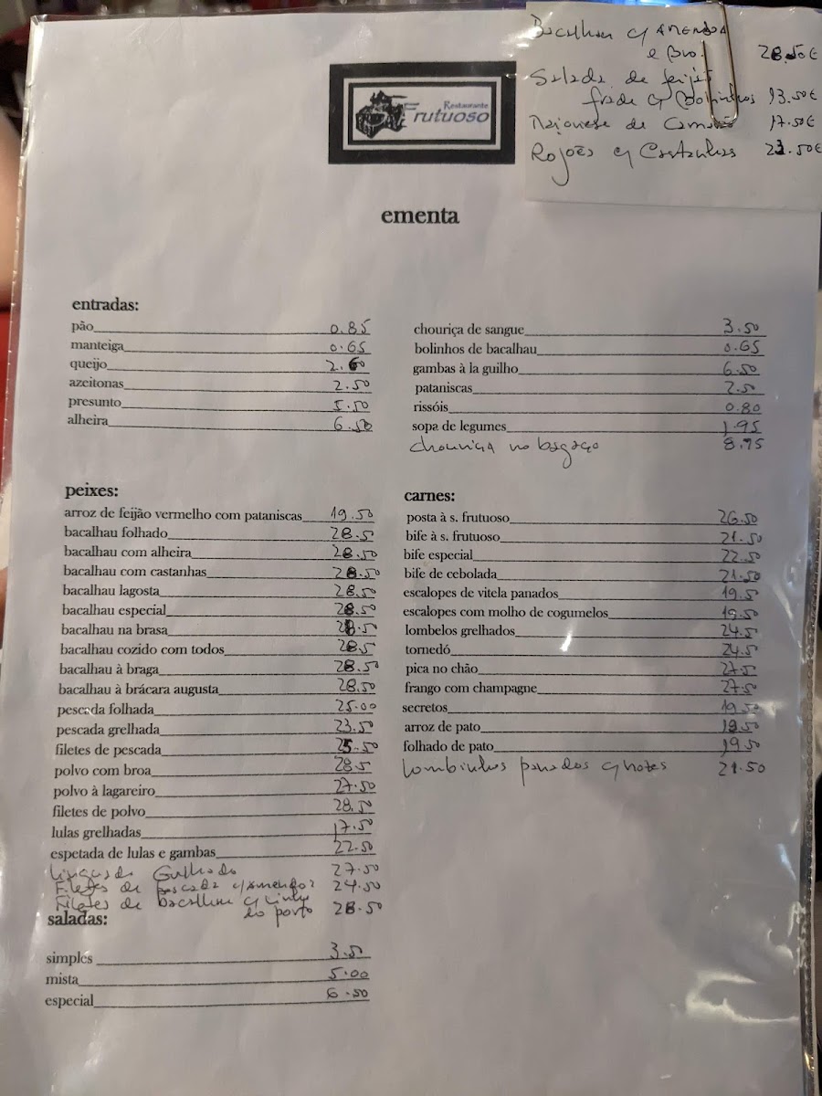 Menu São Frutuoso-1