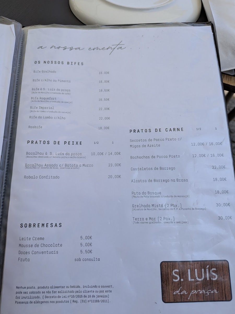 Menu São Luís-1