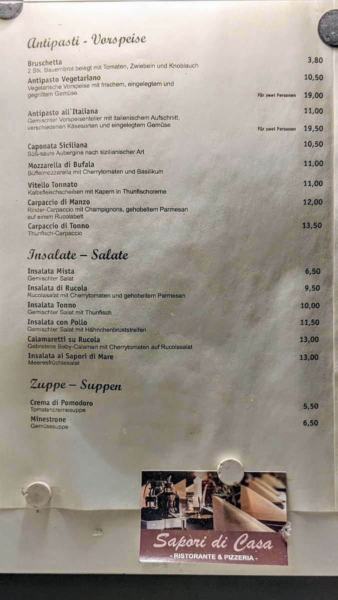 Menu Sapori Di Casa-1