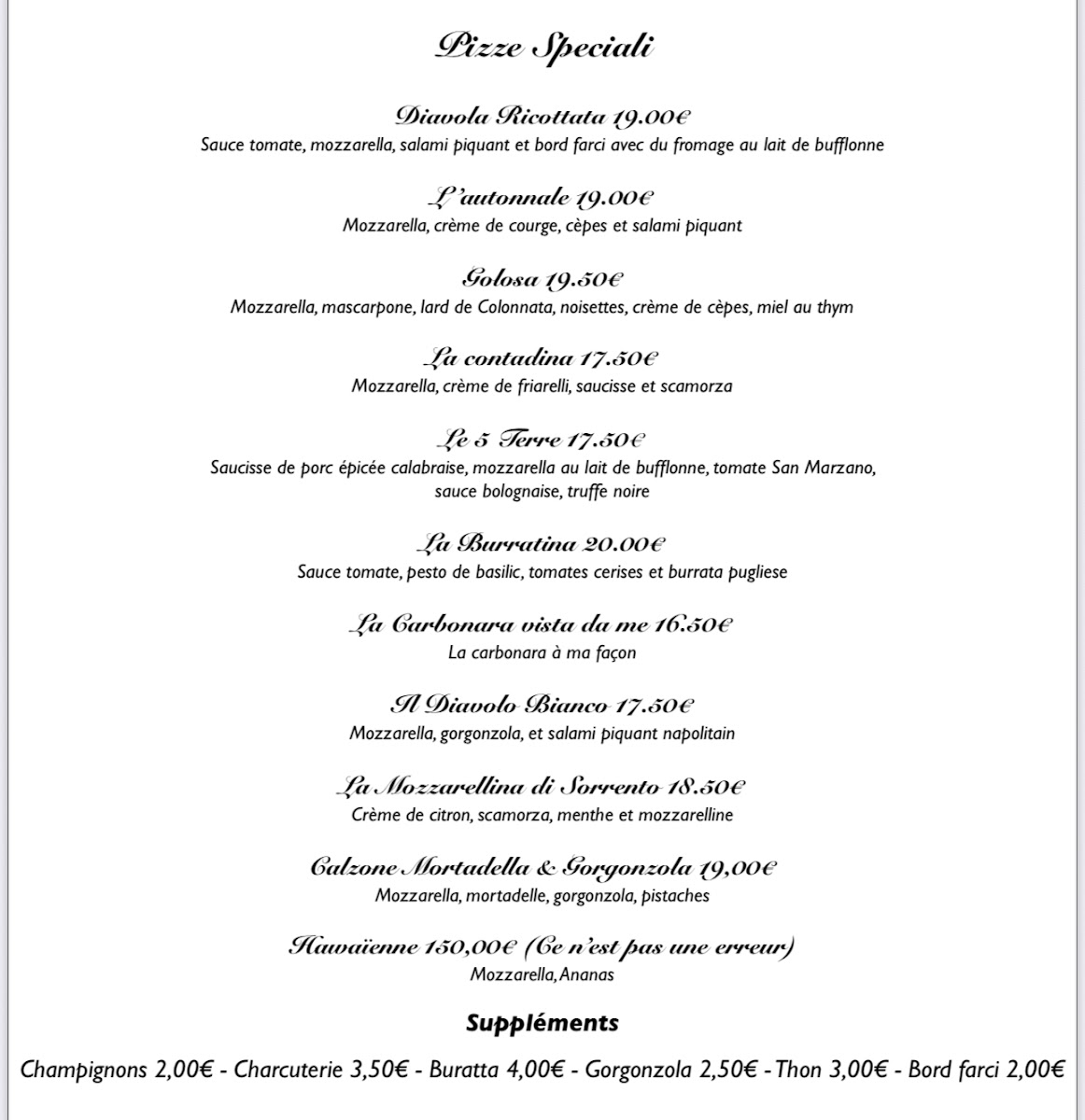Menu Sapori D'italia-1