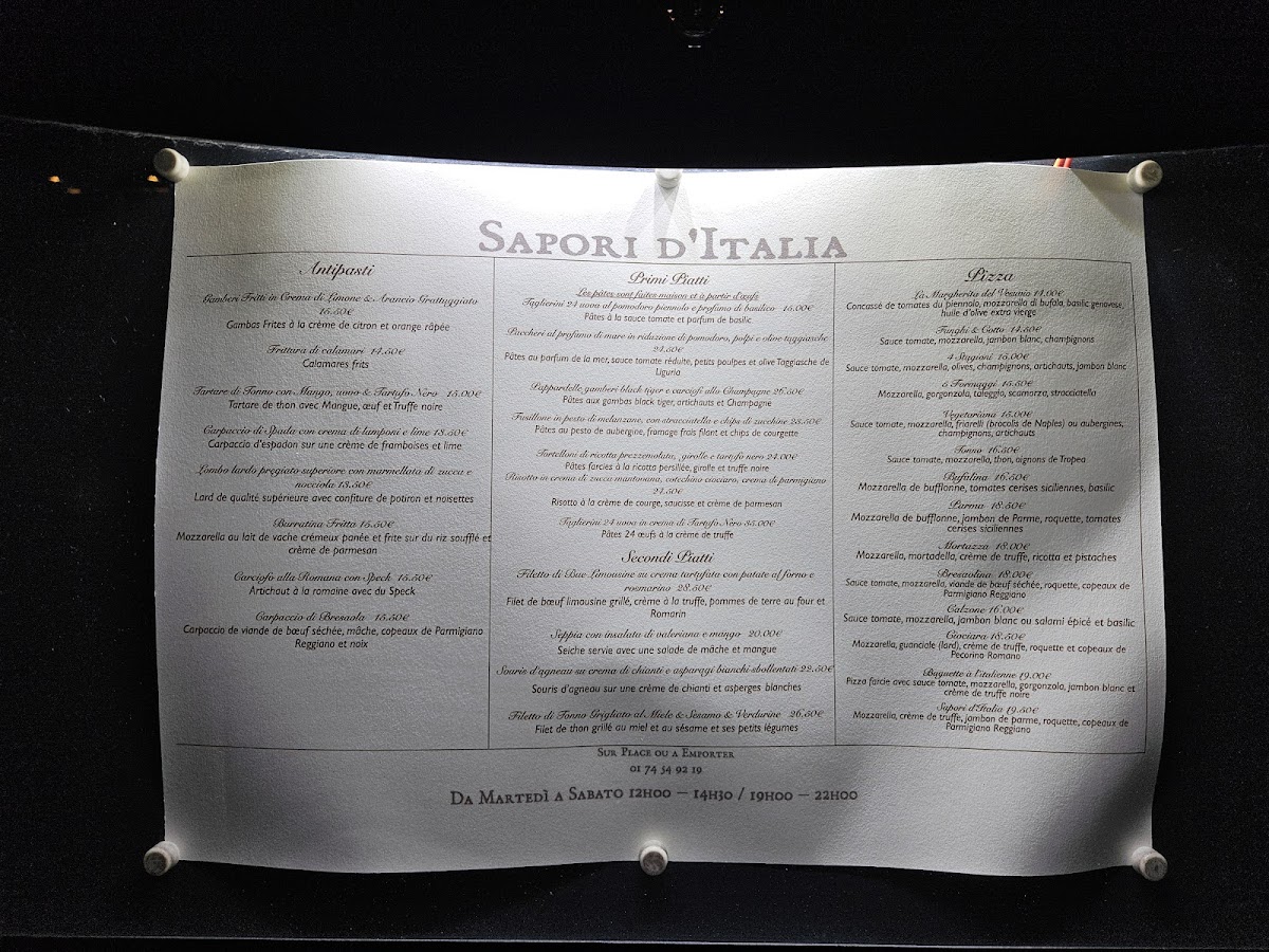Menu Sapori D'italia-3