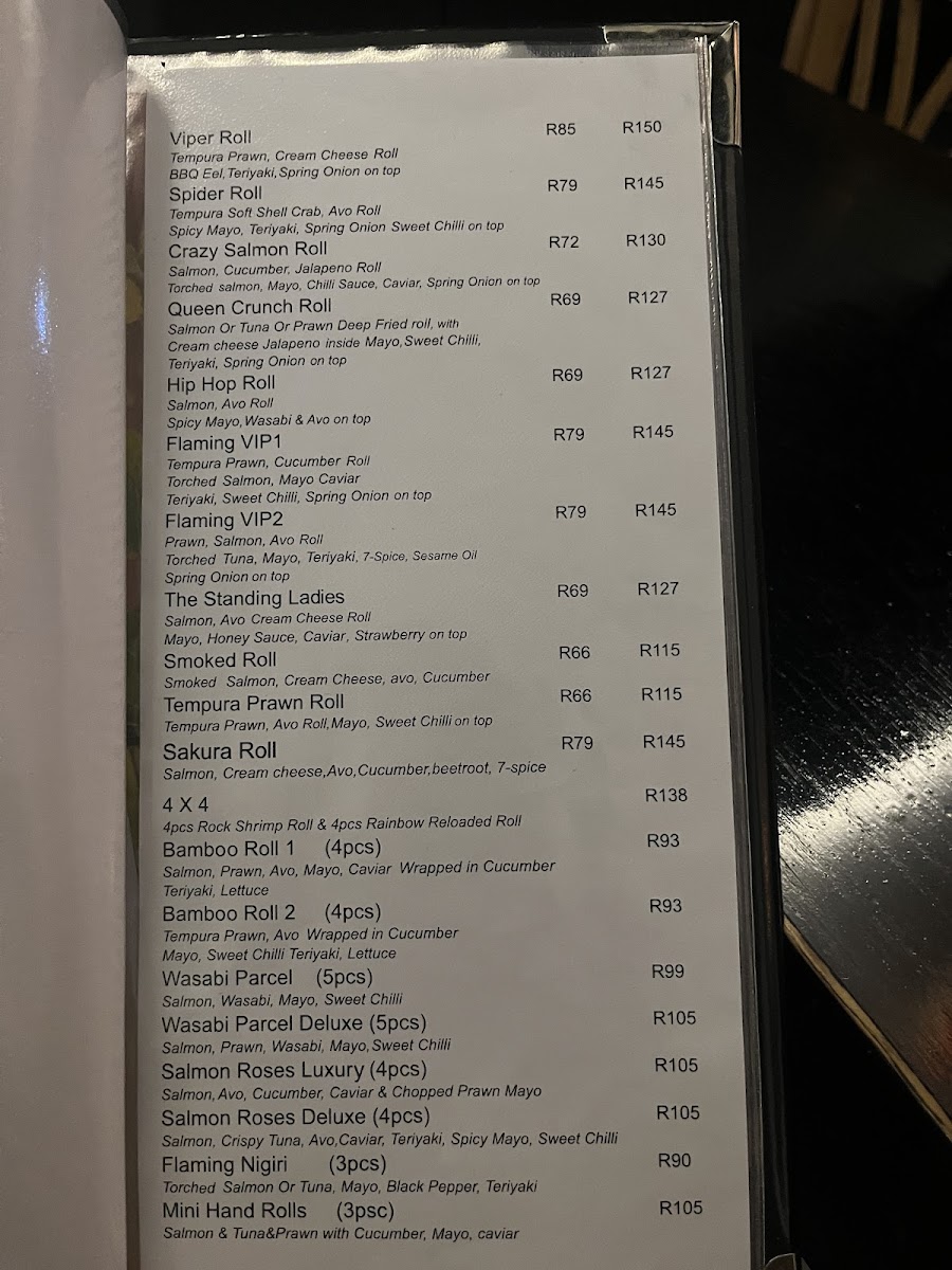 Menu Sapphire Sushi Restaurant-5