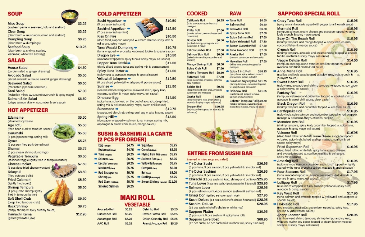 Menu Sapporo Sushi Hibachi-1