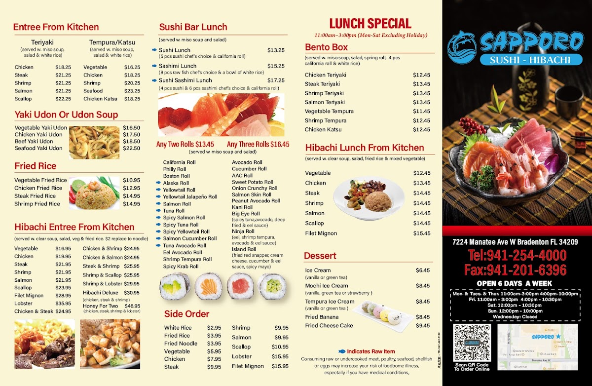 Menu Sapporo Sushi Hibachi-2