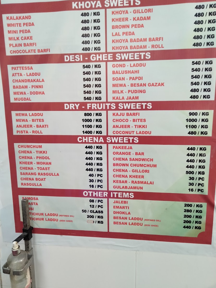Menu Sarang Sweets & Restaurant-3