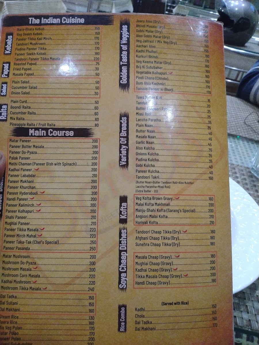 Menu Sarang Sweets & Restaurant-6