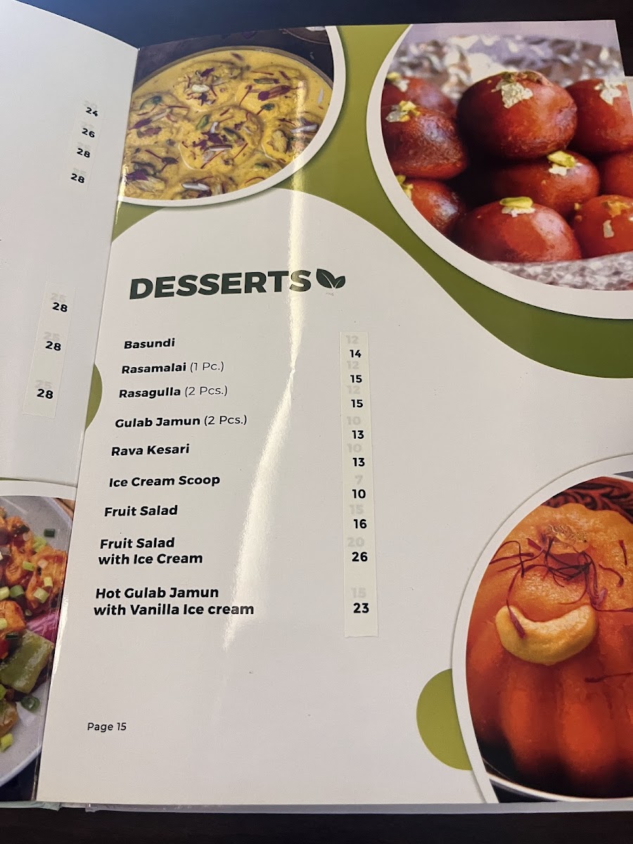 Menu Saravanaa Bhavan Oud Metha-3