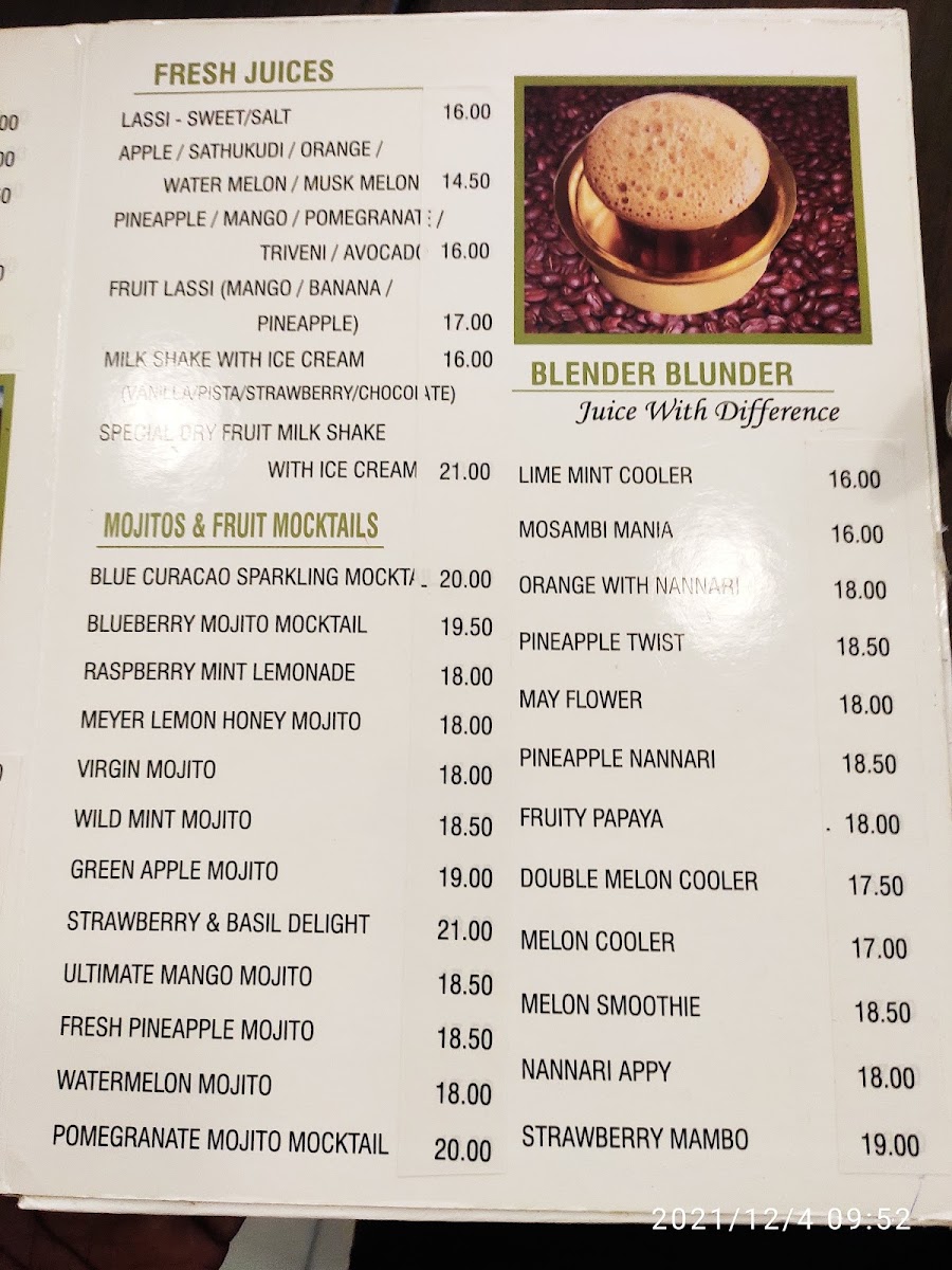 Menu Saravanaa Bhavan Oud Metha-6