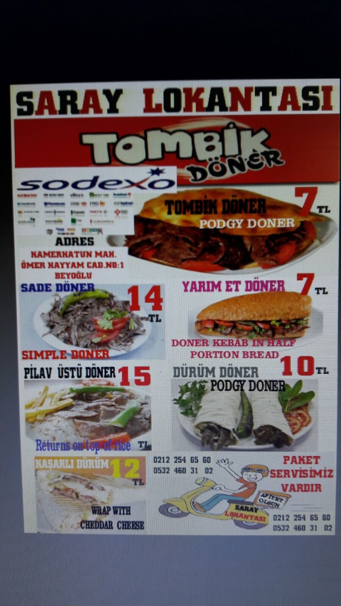 Menu Saray Lokantasi-2