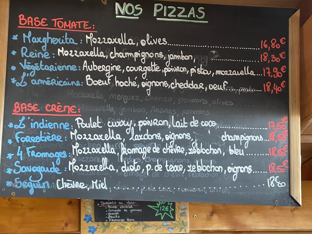 Menu Sarl Le Desert Blanc-10
