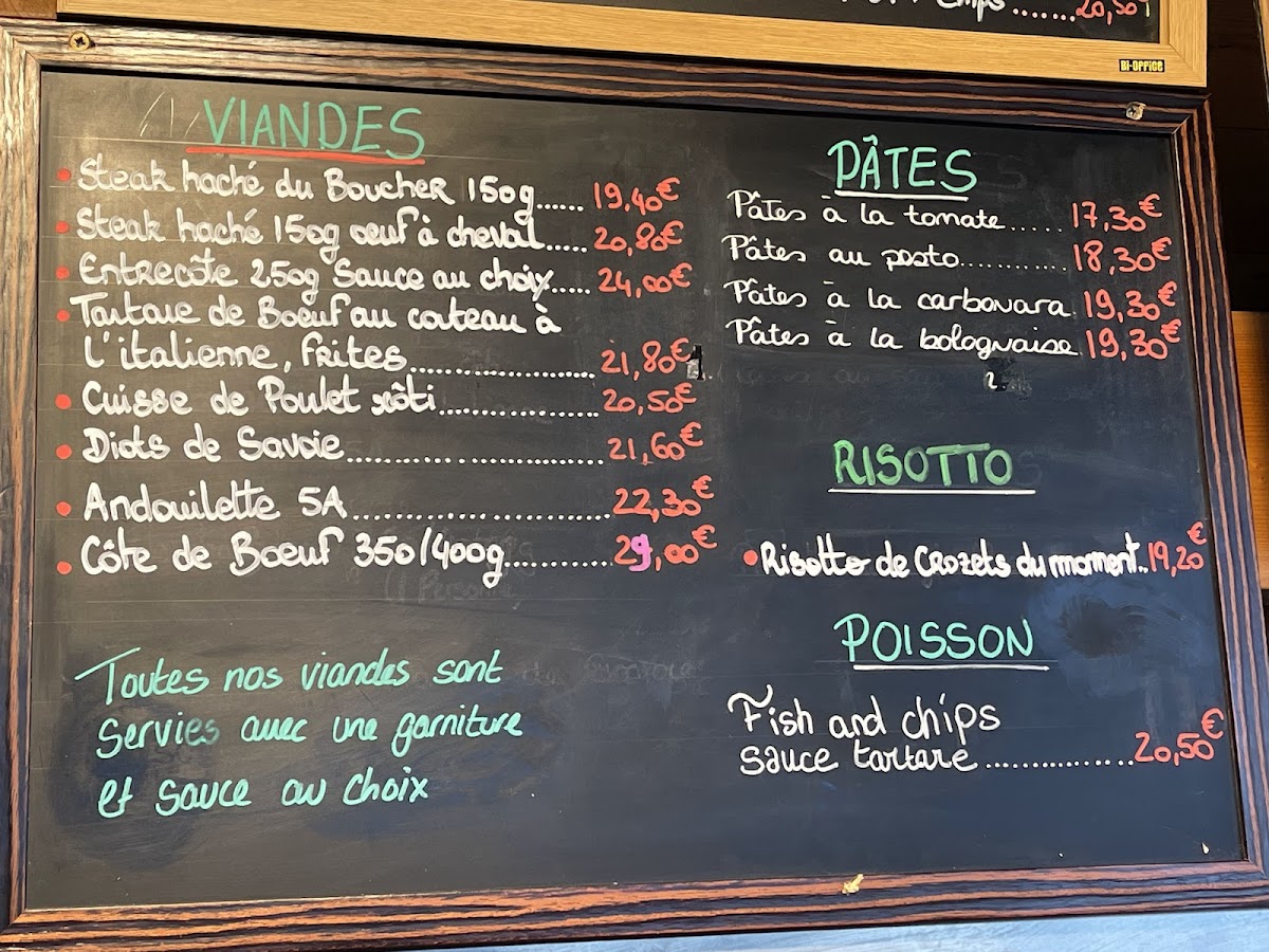 Menu Sarl Le Desert Blanc-5