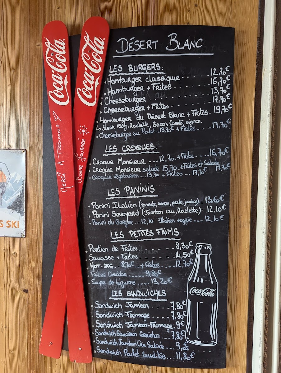 Menu Sarl Le Desert Blanc-7