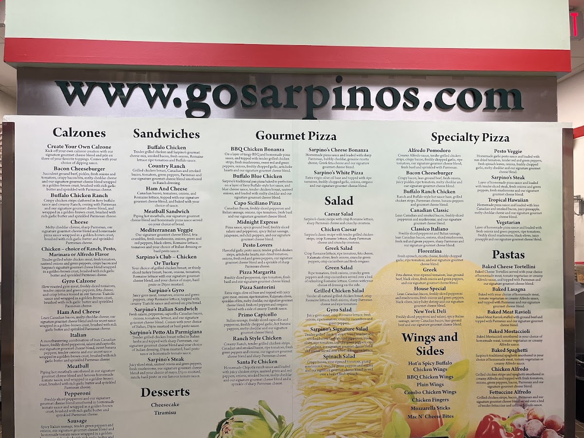 Menu Sarpino's Pizzeria Miramar-2