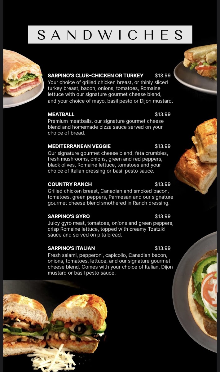 Menu Sarpino's Pizzeria Miramar-7