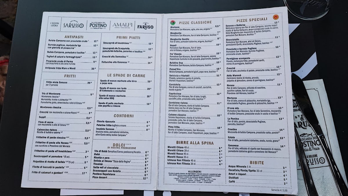 Menu Sarusso Pizza E Bollicine Pizzeria Napoletana-6