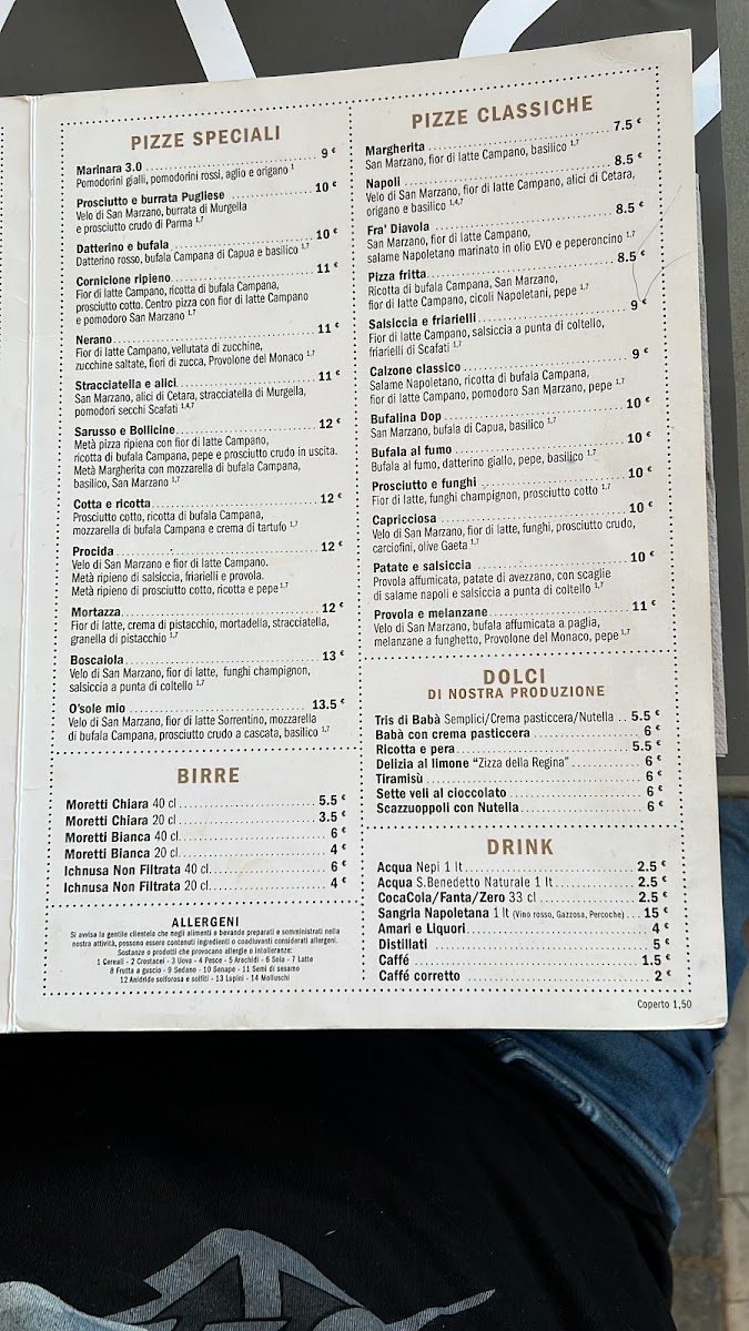 Menu Sarusso Pizza E Bollicine Pizzeria Napoletana-8