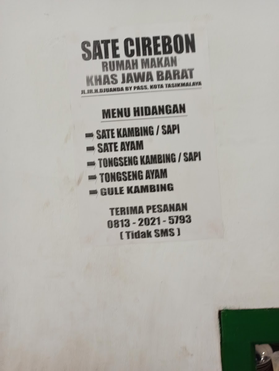 Menu Sate Cirebon Tongseng-1