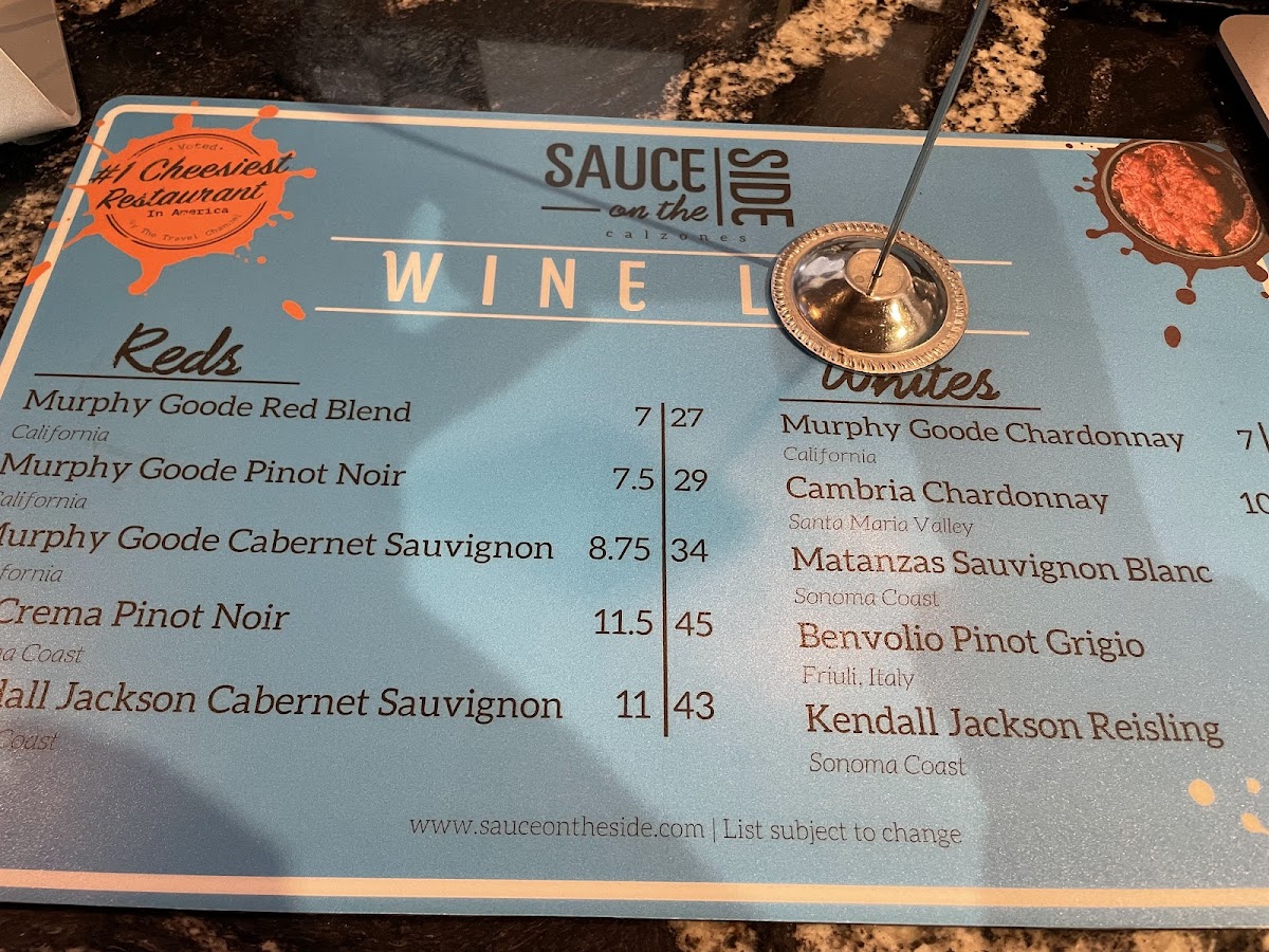 Menu Sauce On The Side-9