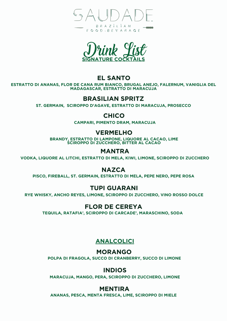 Menu Saudade Brazilian Restaurant-3