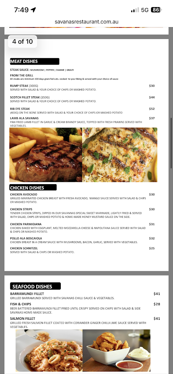 Menu Savanas-4