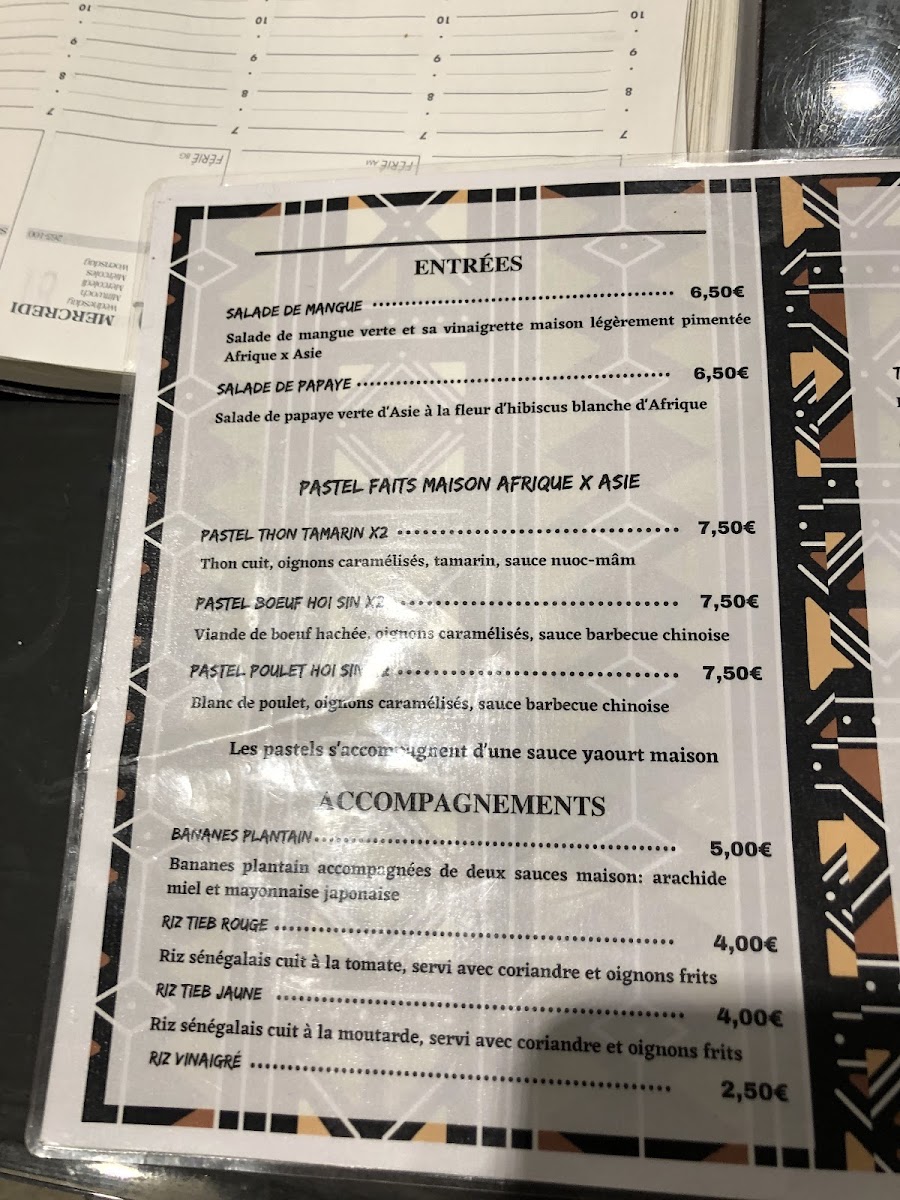 Menu Savane & Mousson Streetfood - St Maur-4
