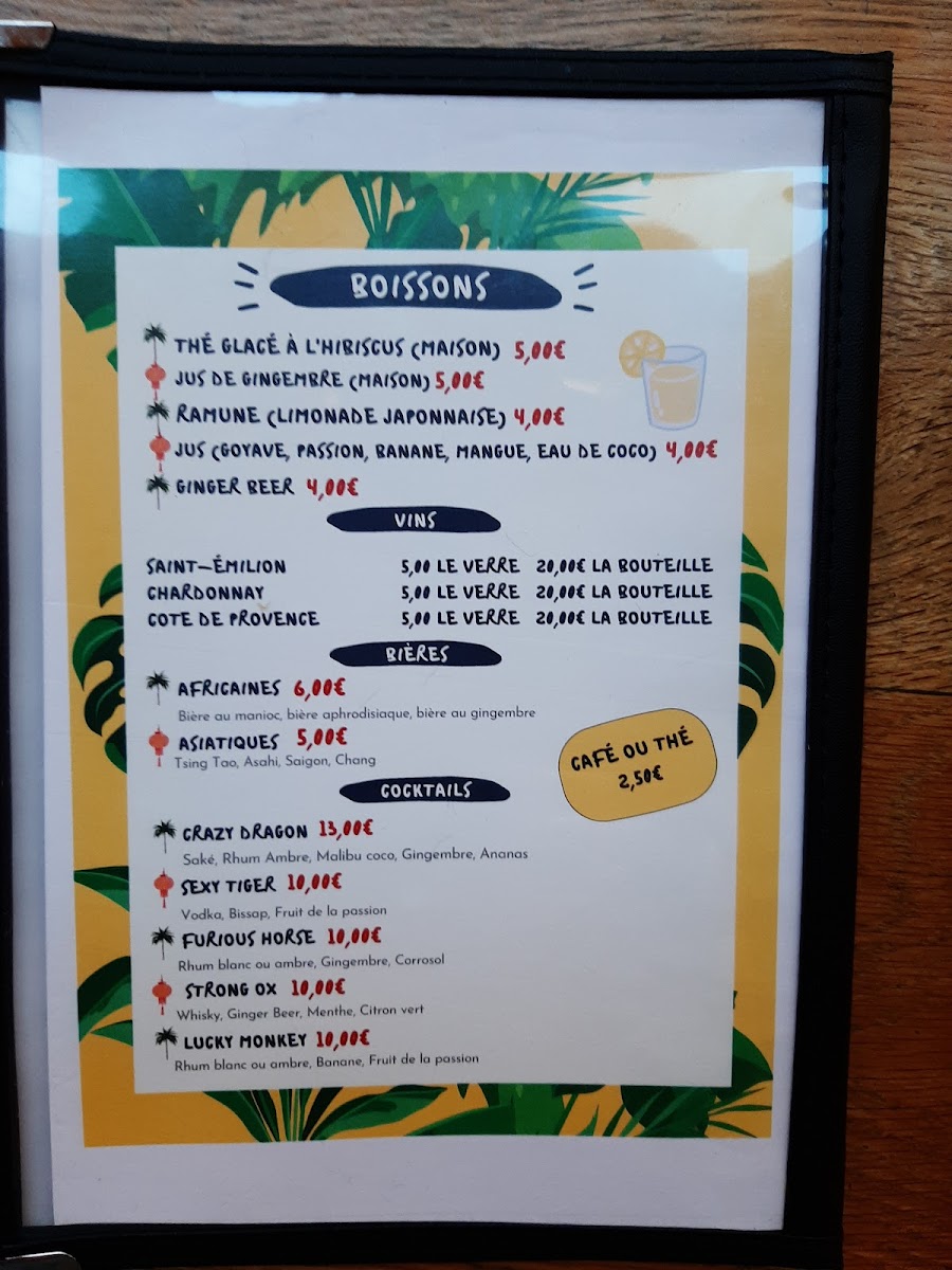 Menu Savane & Mousson Streetfood - St Maur-7