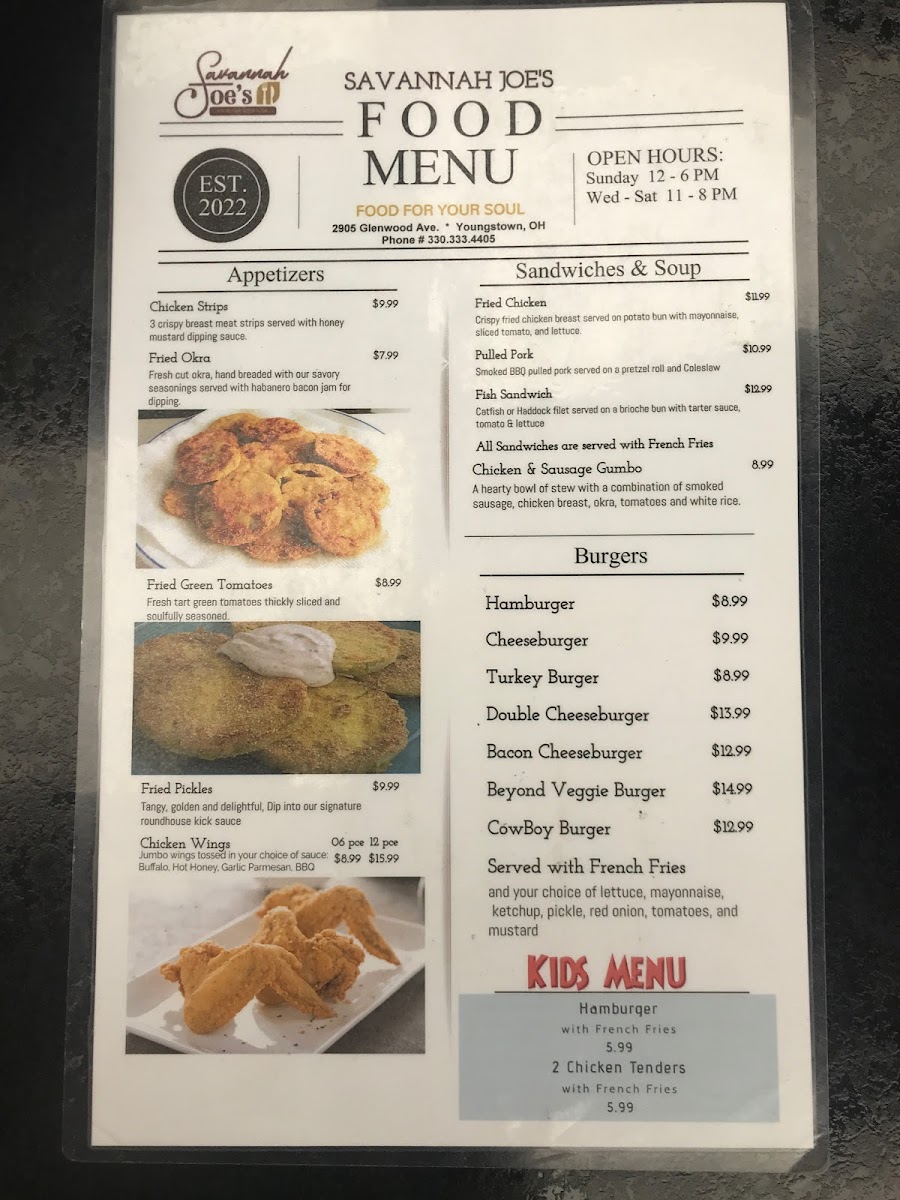 Menu Savannah Joe's-5
