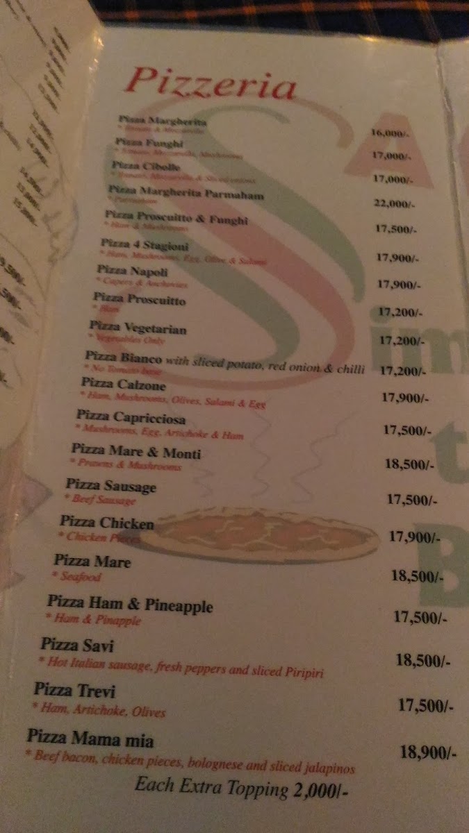 Menu Saverios Italian Pizzeria Restaurant-6