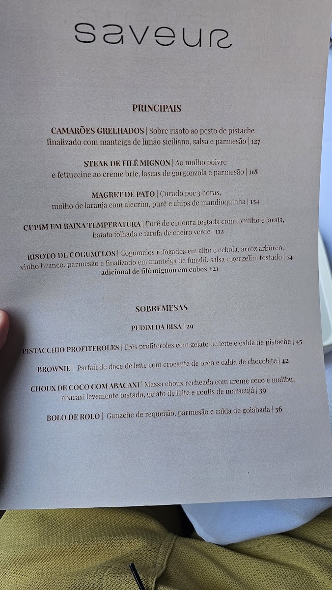 Menu Saveur Bistrot-1
