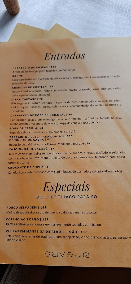 Menu Saveur Bistrot-4