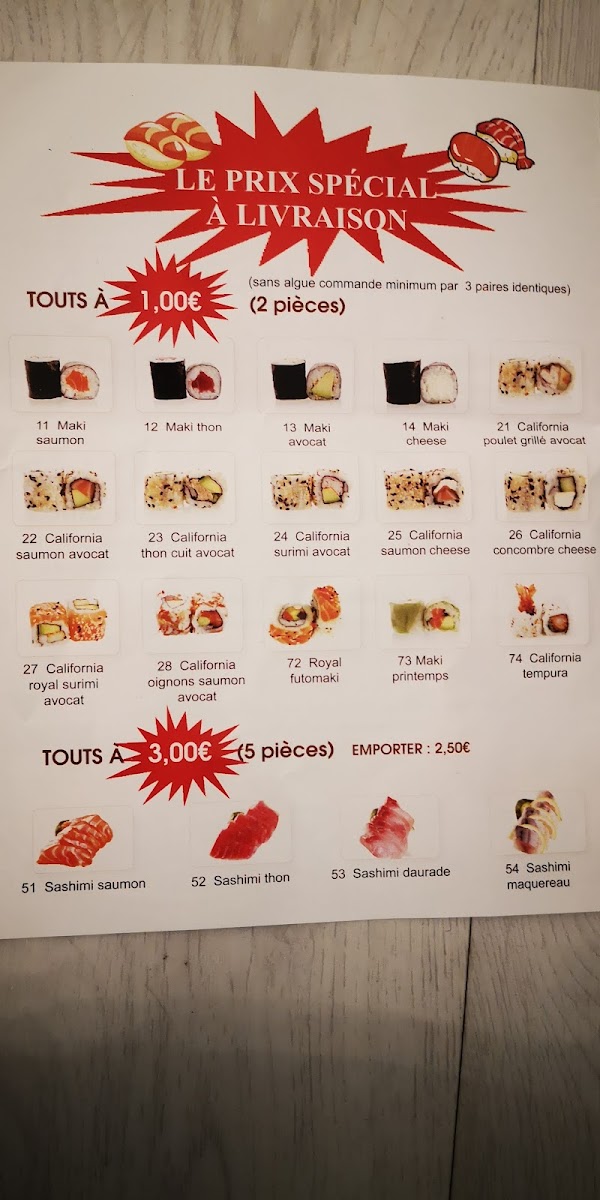 Menu Saveur D'asie-3