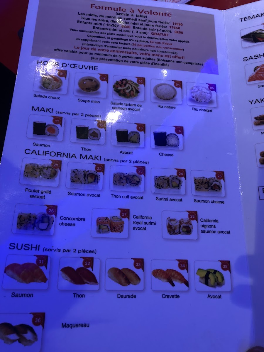 Menu Saveur D'asie-8