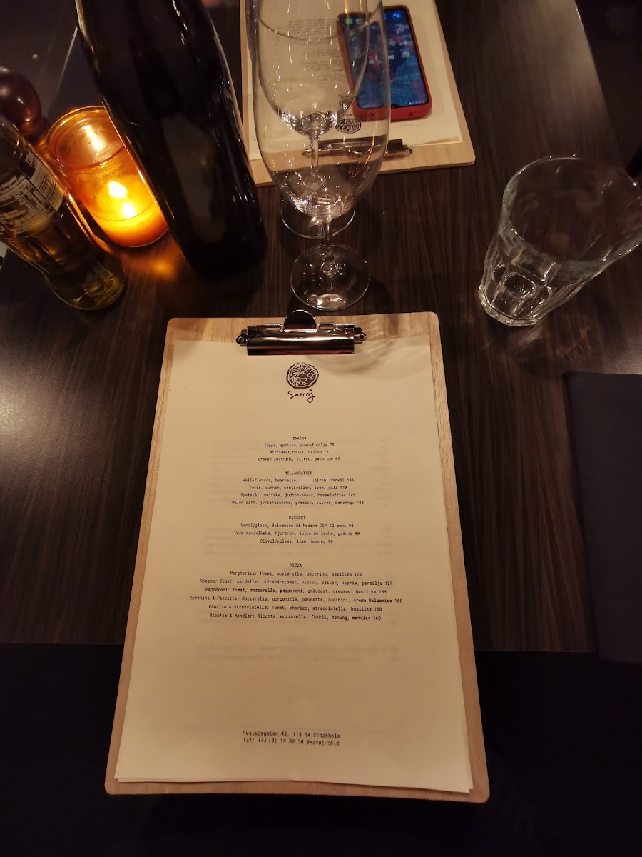 Menu Savoj Pizza Vasastan-9